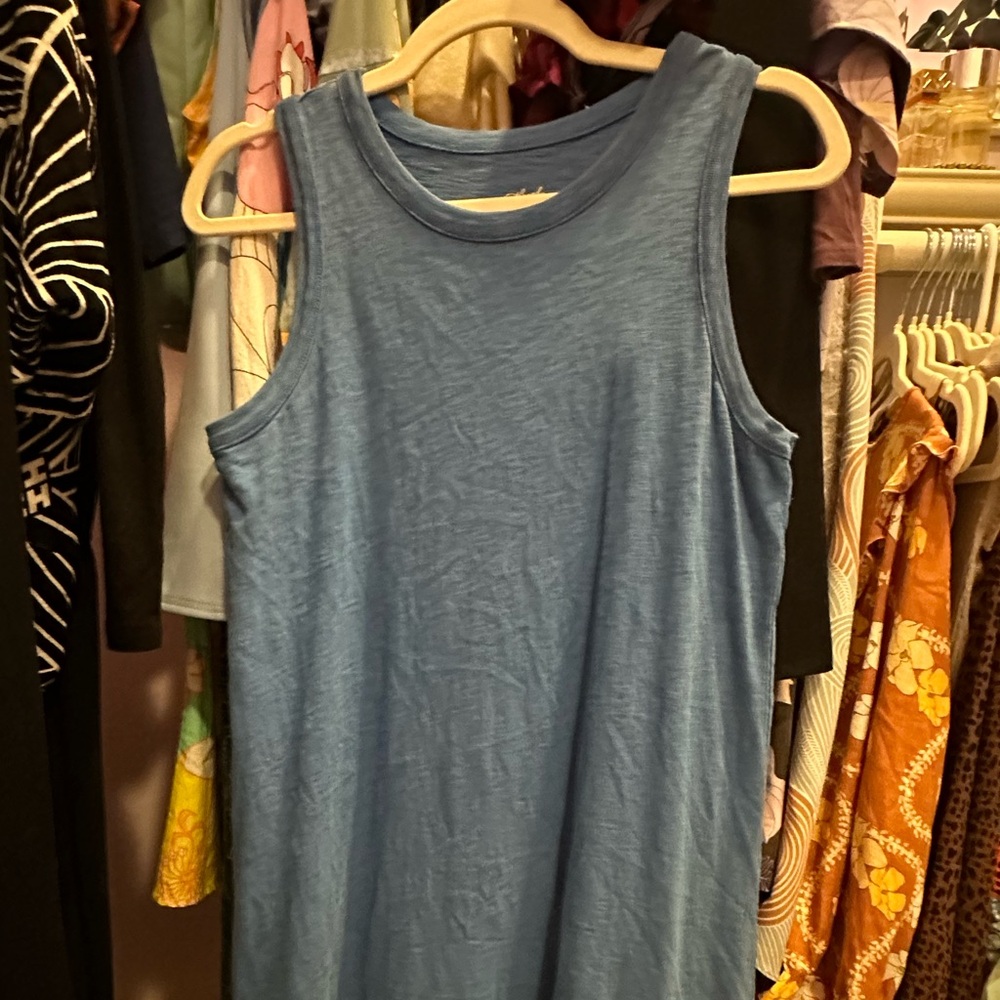 Universal thread blue tank dress (small)